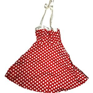 Polka Dot Halter Dress